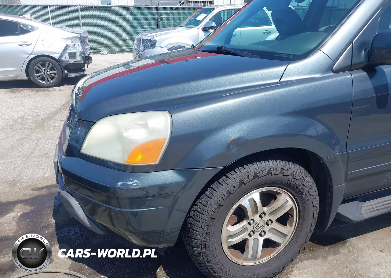 2003 Honda Pilot Ex-L VIN:2HKYF18503H612245 - 6