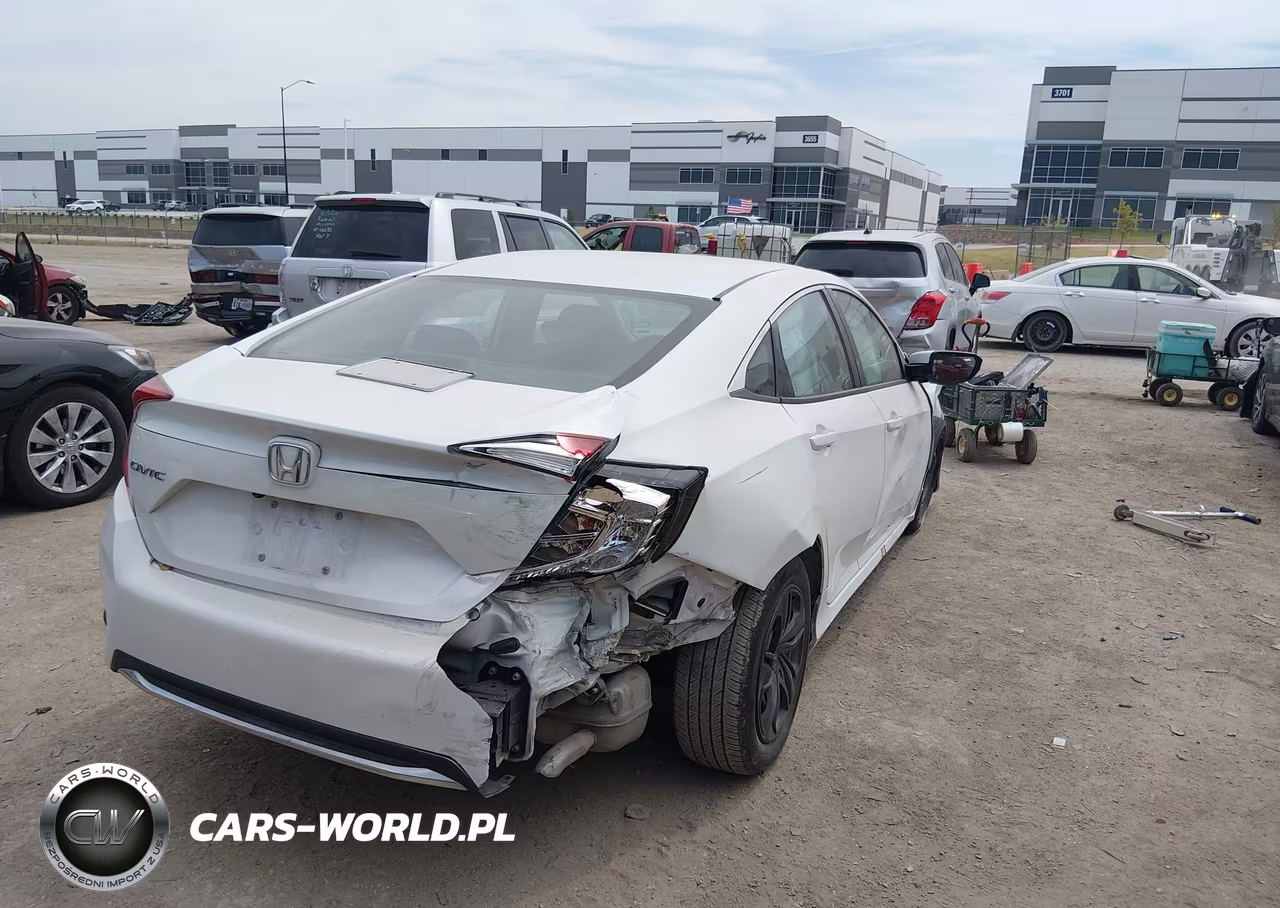 2021 Honda Civic Lx VIN:19XFC2F68ME200419 - 4