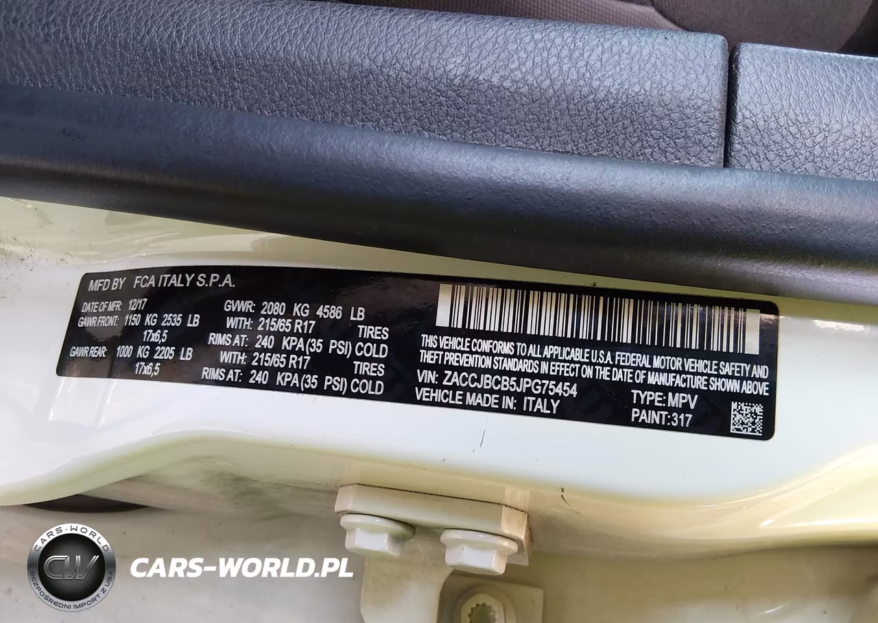 2018 Jeep Renegade Trailhawk 4X4 VIN:ZACCJBCB5JPG75454 - 9