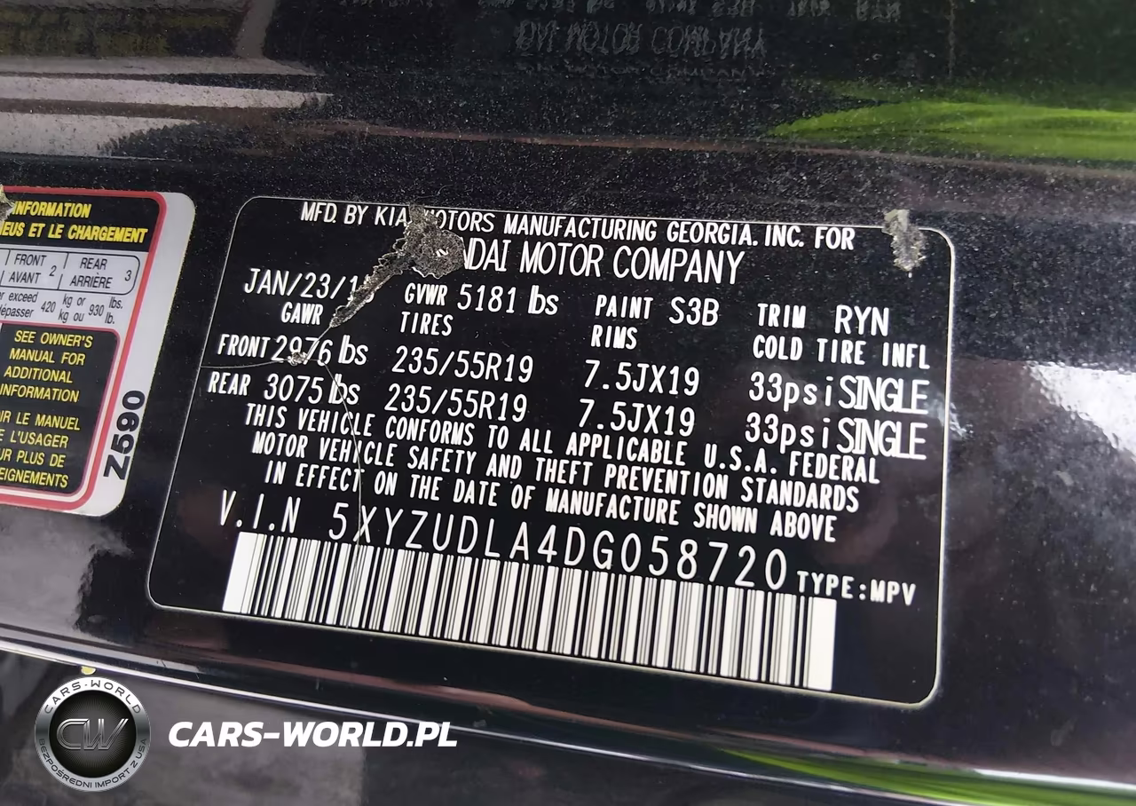 2013 Hyundai Santa Fe Sport 2.0T VIN:5XYZUDLA4DG058720 - 9