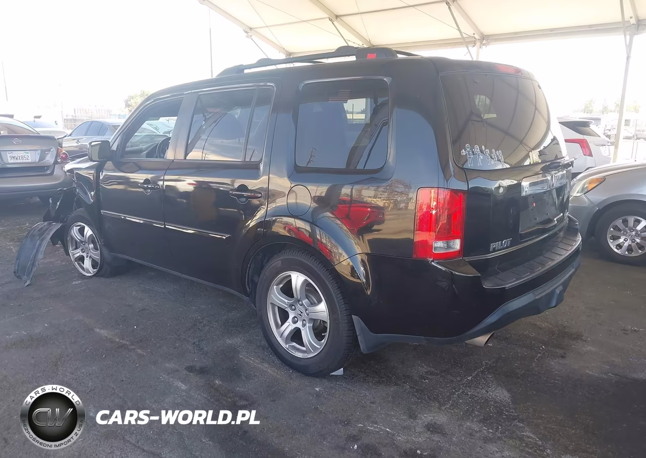 2013 Honda Pilot Ex-L VIN:5FNYF4H51DB075502 - 3