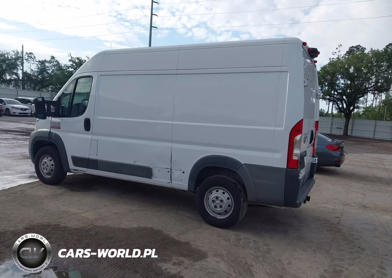 2018 Ram Promaster 2500 High Roof 136 Wb VIN:3C6TRVCG1JE128613 - 3