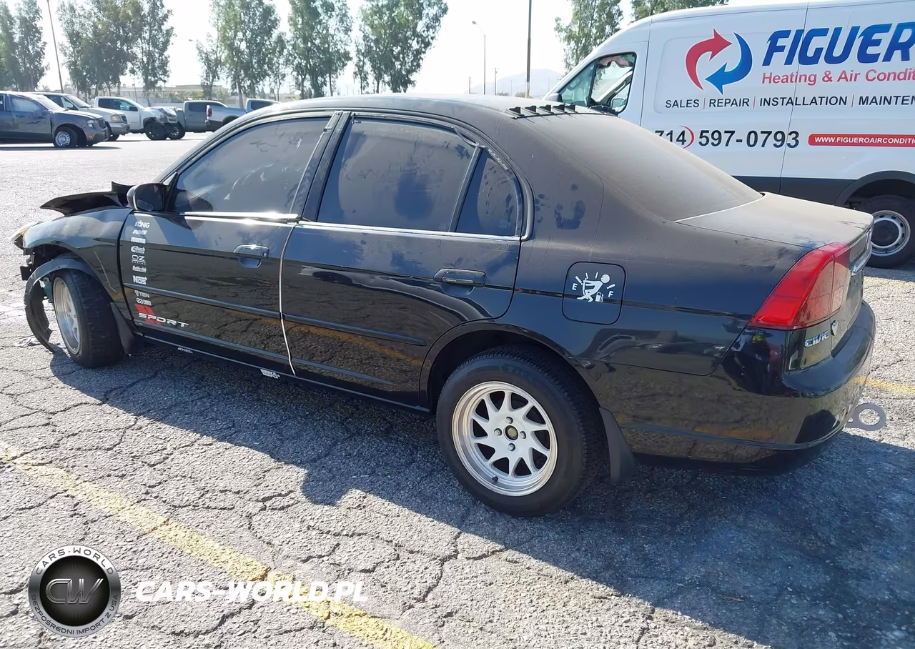 2002 Honda Civic Ex VIN:2HGES26762H576305 - 3