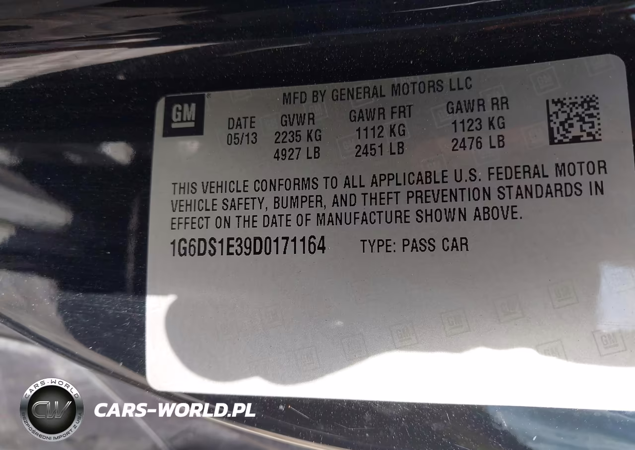2013 Cadillac Cts Premium VIN:1G6DS1E39D0171164 - 9