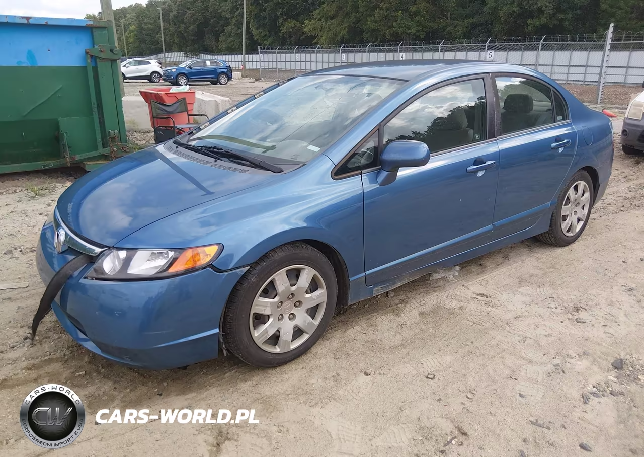 2008 Honda Civic Lx VIN:1HGFA16578L067237 - 2