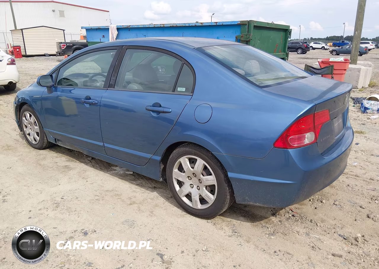 2008 Honda Civic Lx VIN:1HGFA16578L067237 - 3