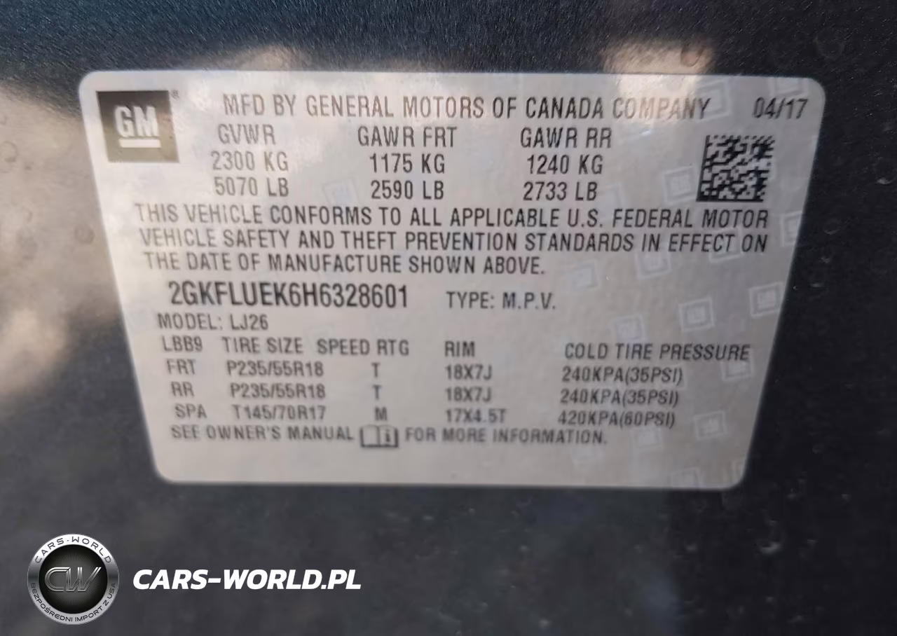 2017 GMC Terrain Slt VIN:2GKFLUEK6H6328601 - 9