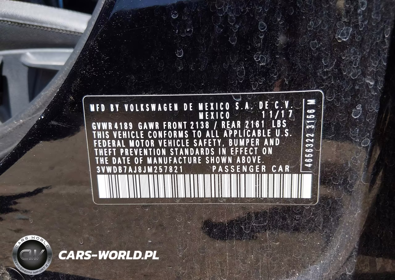 2018 Volkswagen Jetta 1.4T Se-1.4T Wolfsburg Edition VIN:3VWDB7AJ8JM257821 - 9