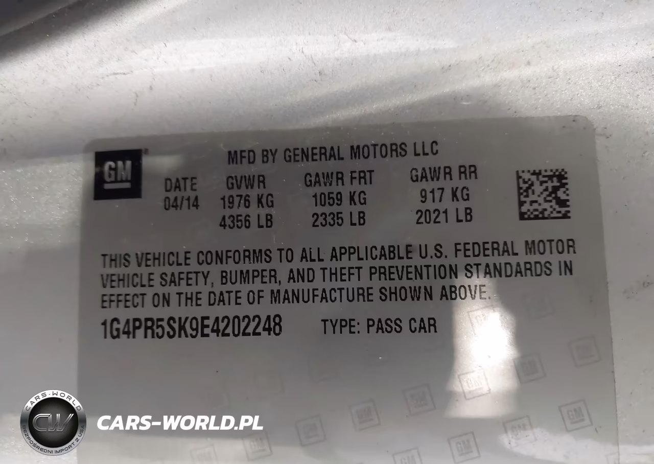 2014 Buick Verano Convenience Group VIN:1G4PR5SK9E4202248 - 9
