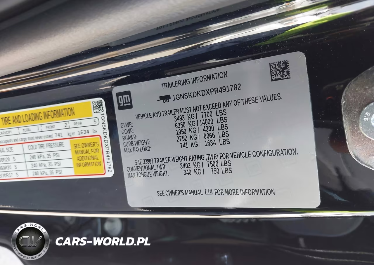 2023 Chevrolet Suburban 4Wd Z71 VIN:1GNSKDKDXPR491782 - 9