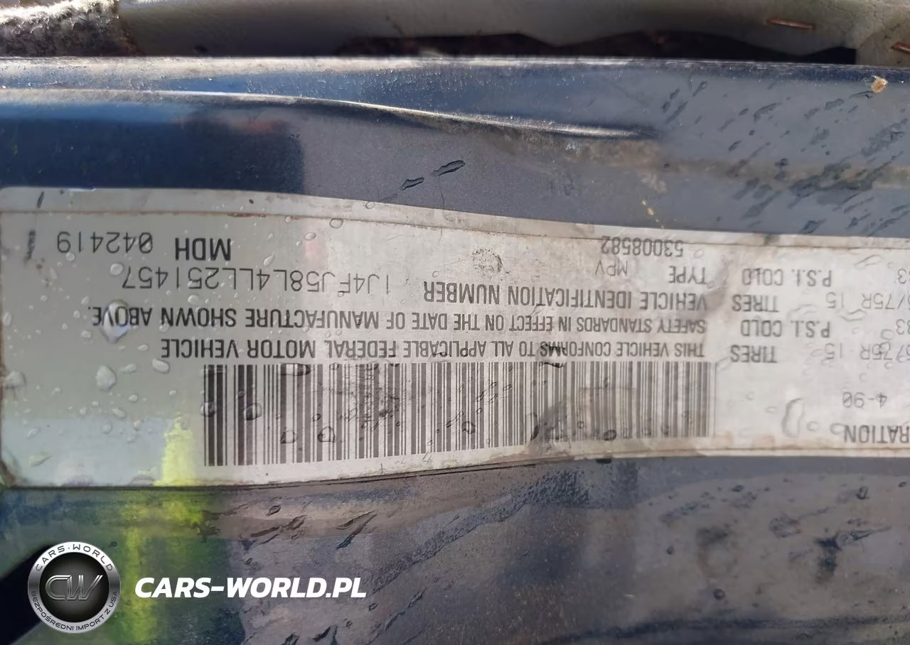 1990 Jeep Cherokee Laredo VIN:1J4FJ58L4LL251457 - 9