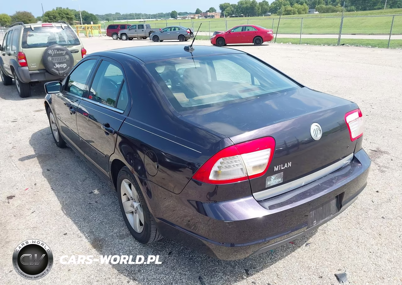 2007 Mercury Milan I4 (100A) VIN:3MEHM07Z07R650242 - 3