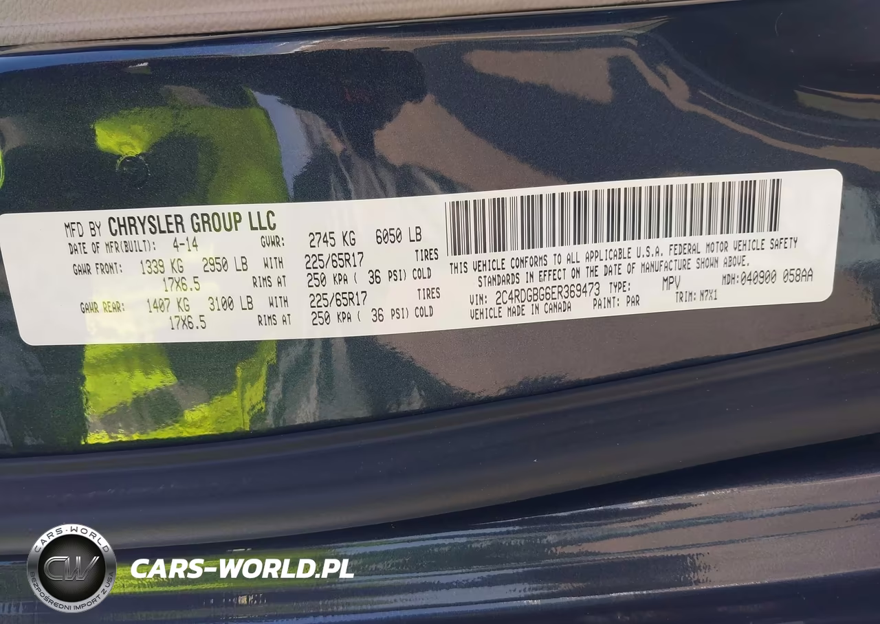 2014 Dodge Grand Caravan Se 30Th Anniversary VIN:2C4RDGBG6ER369473 - 9