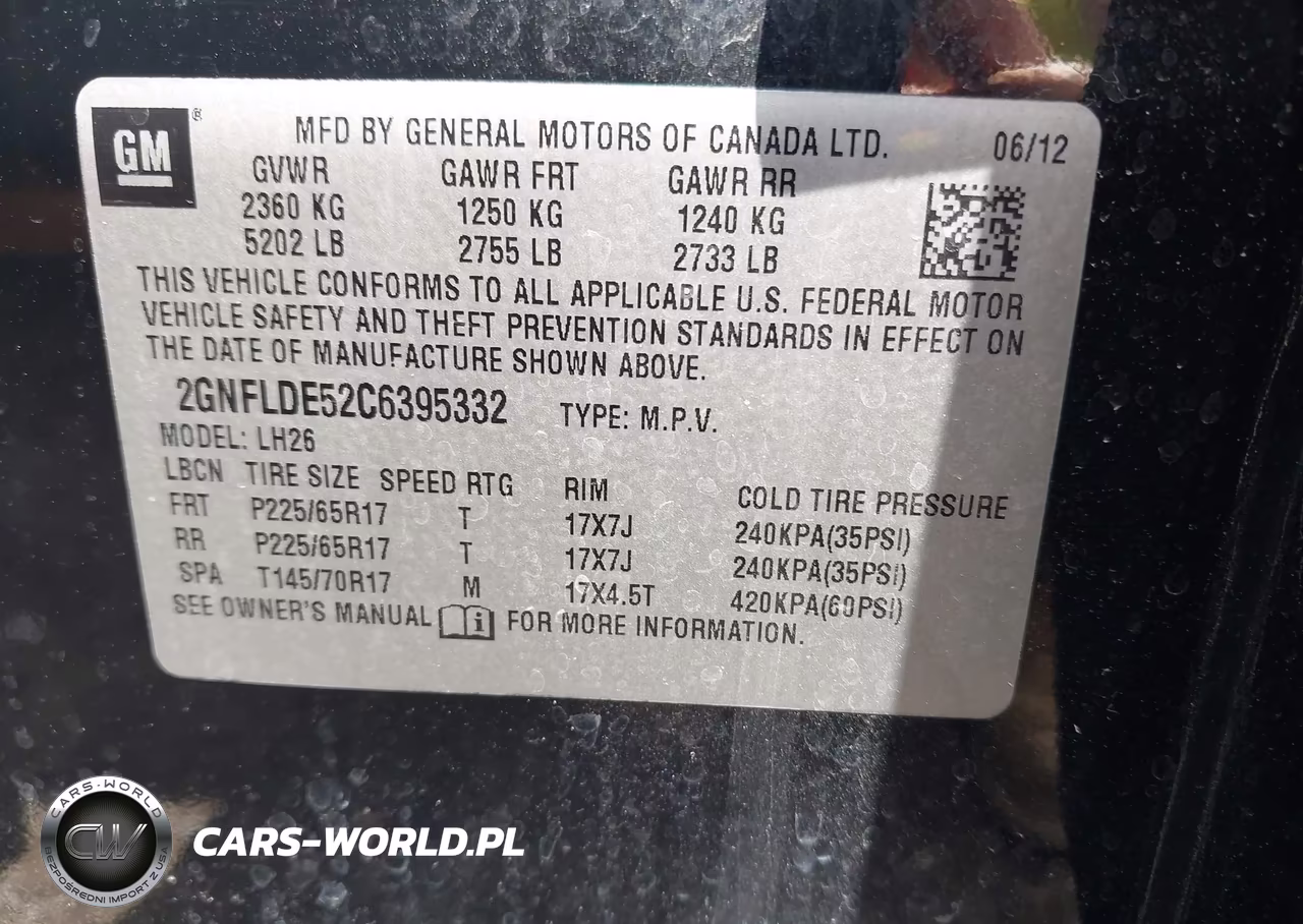 2012 Chevrolet Equinox Lt W-1Lt VIN:2GNFLDE52C6395332 - 9