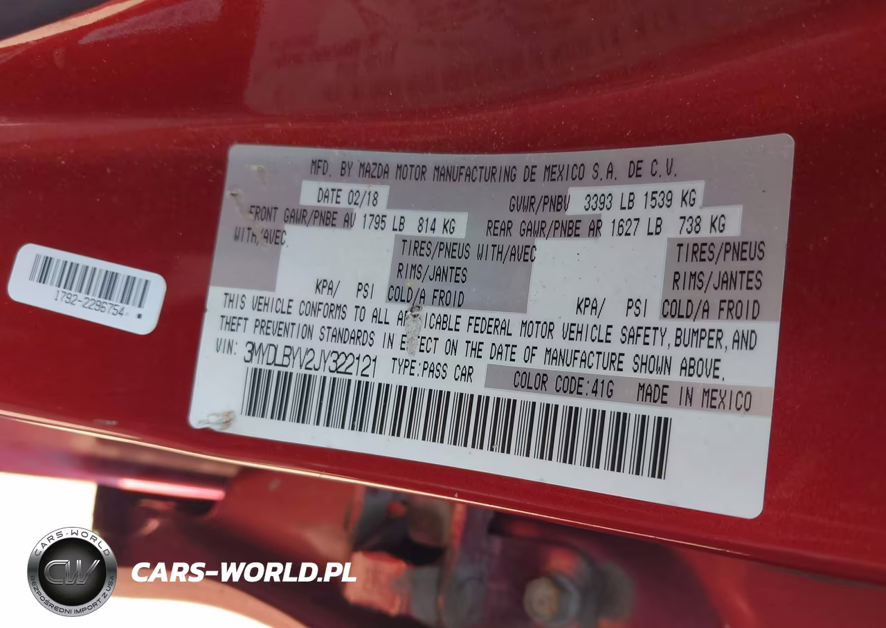 2018 Toyota Yaris Ia VIN:3MYDLBYV2JY322121 - 9