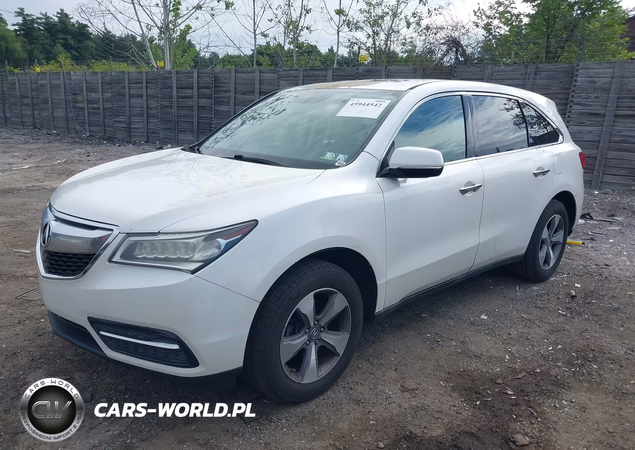 2014 Acura Mdx VIN:5FRYD4H23EB007004 - 2