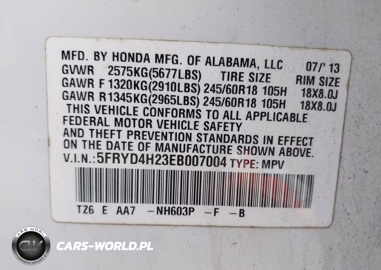 2014 Acura Mdx VIN:5FRYD4H23EB007004 - 9