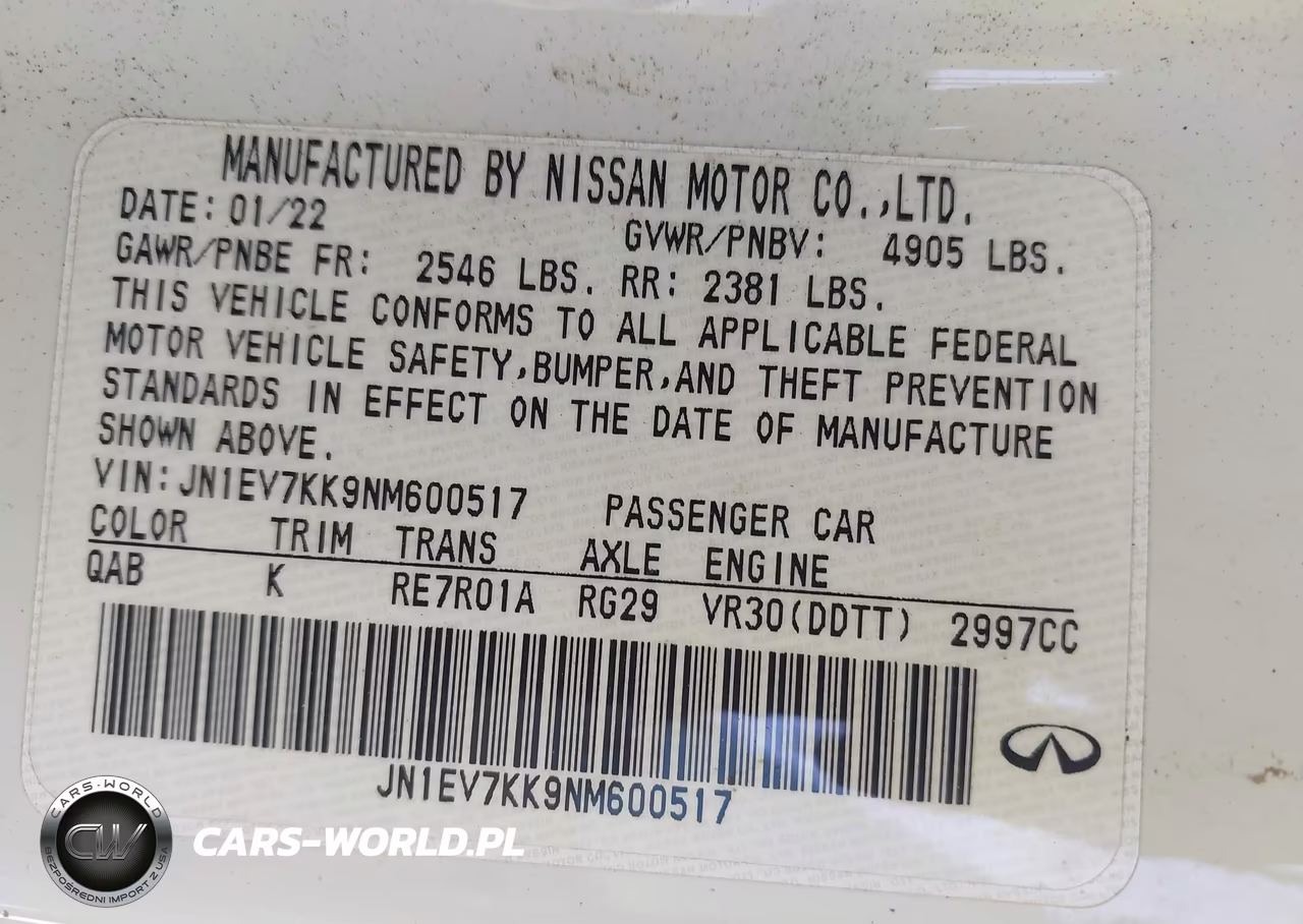 2022 Infiniti Q60 Luxe VIN:JN1EV7KK9NM600517 - 9