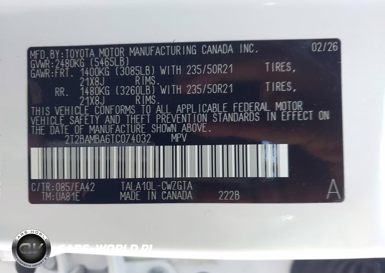 2026 Lexus Rx 350 Premium VIN:2T2BAMBA6TC074032 - 9