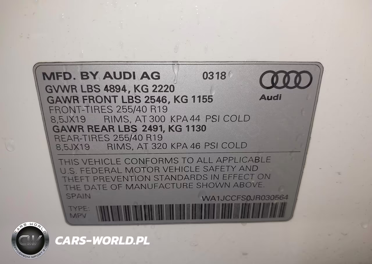2018 Audi Q3 2.0T Premium-2.0T Sport Premium VIN:WA1JCCFS0JR030564 - 9