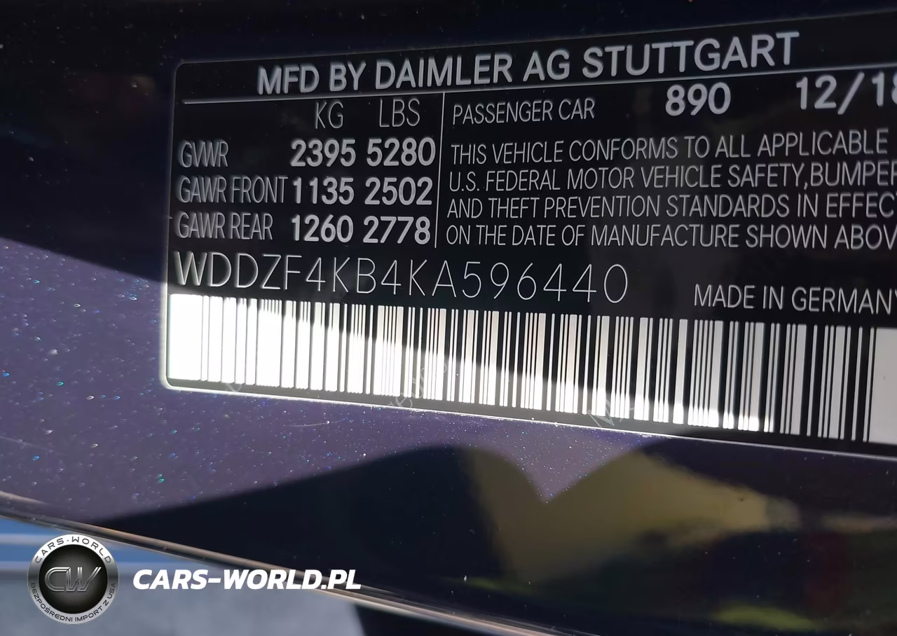 2019 Mercedes-Benz E 300 4Matic VIN:WDDZF4KB4KA596440 - 9