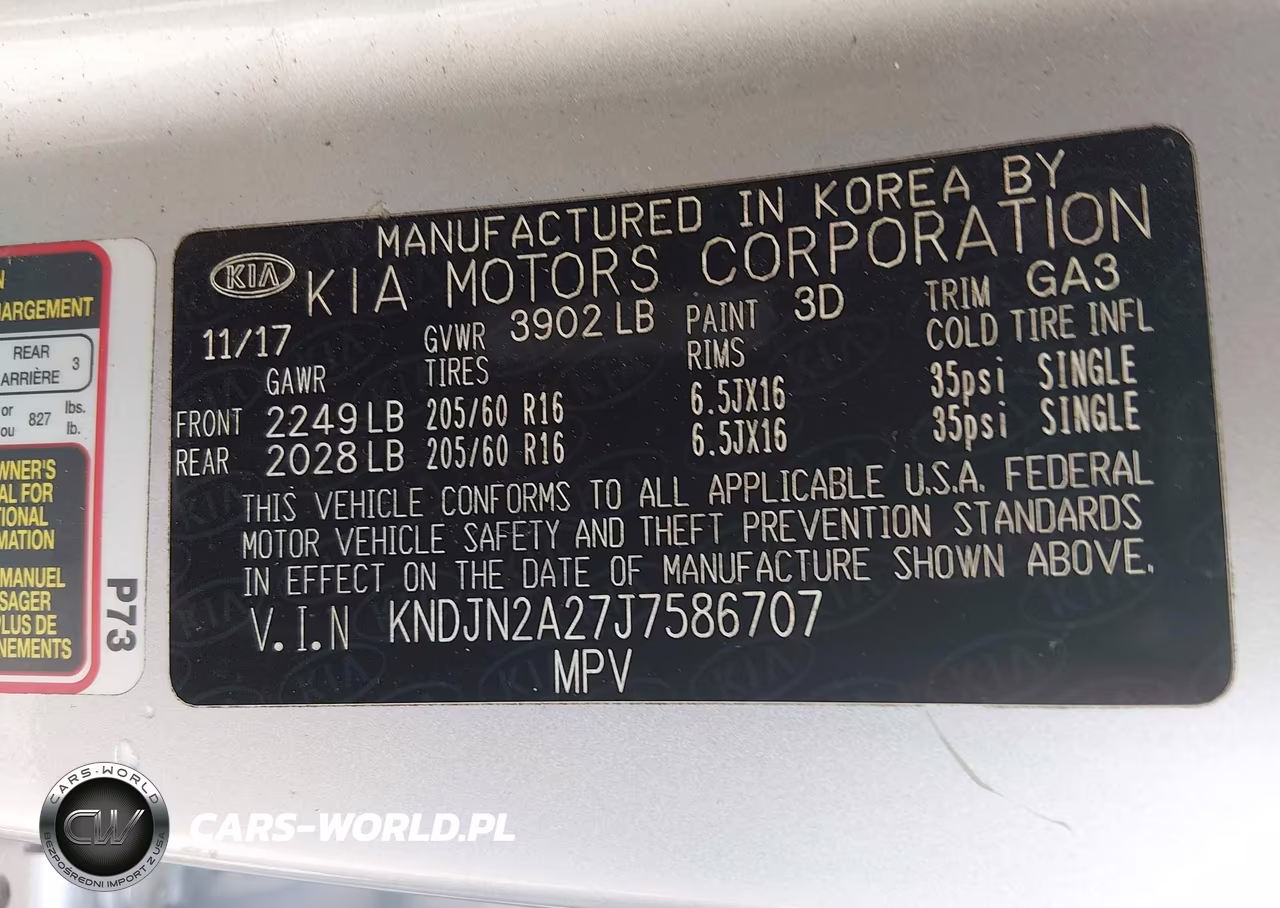 2018 Kia Soul VIN:KNDJN2A27J7586707 - 9