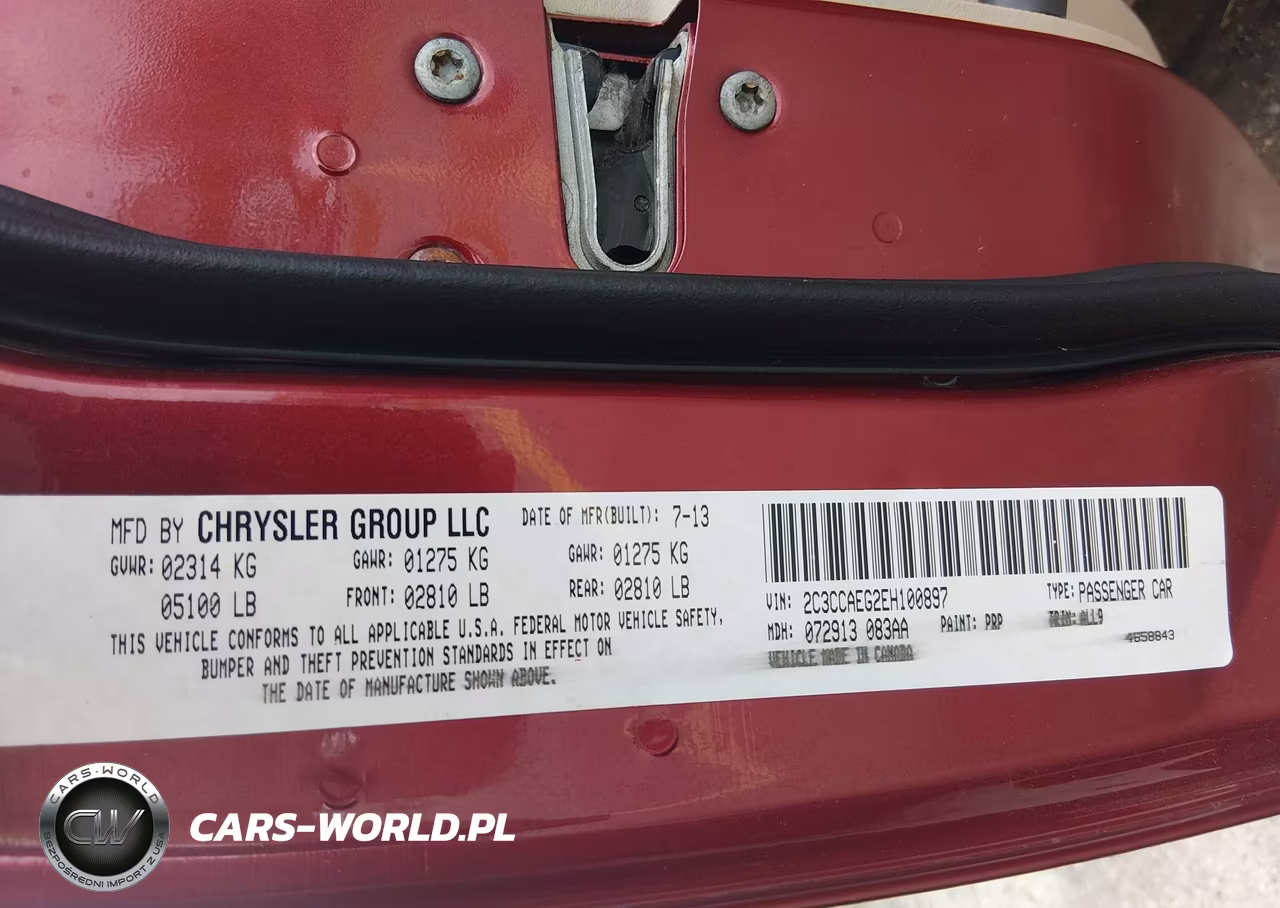 2014 Chrysler 300C VIN:2C3CCAEG2EH100897 - 9