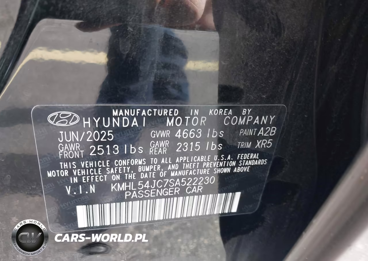2025 Hyundai Sonata N Line VIN:KMHL54JC7SA522230 - 9
