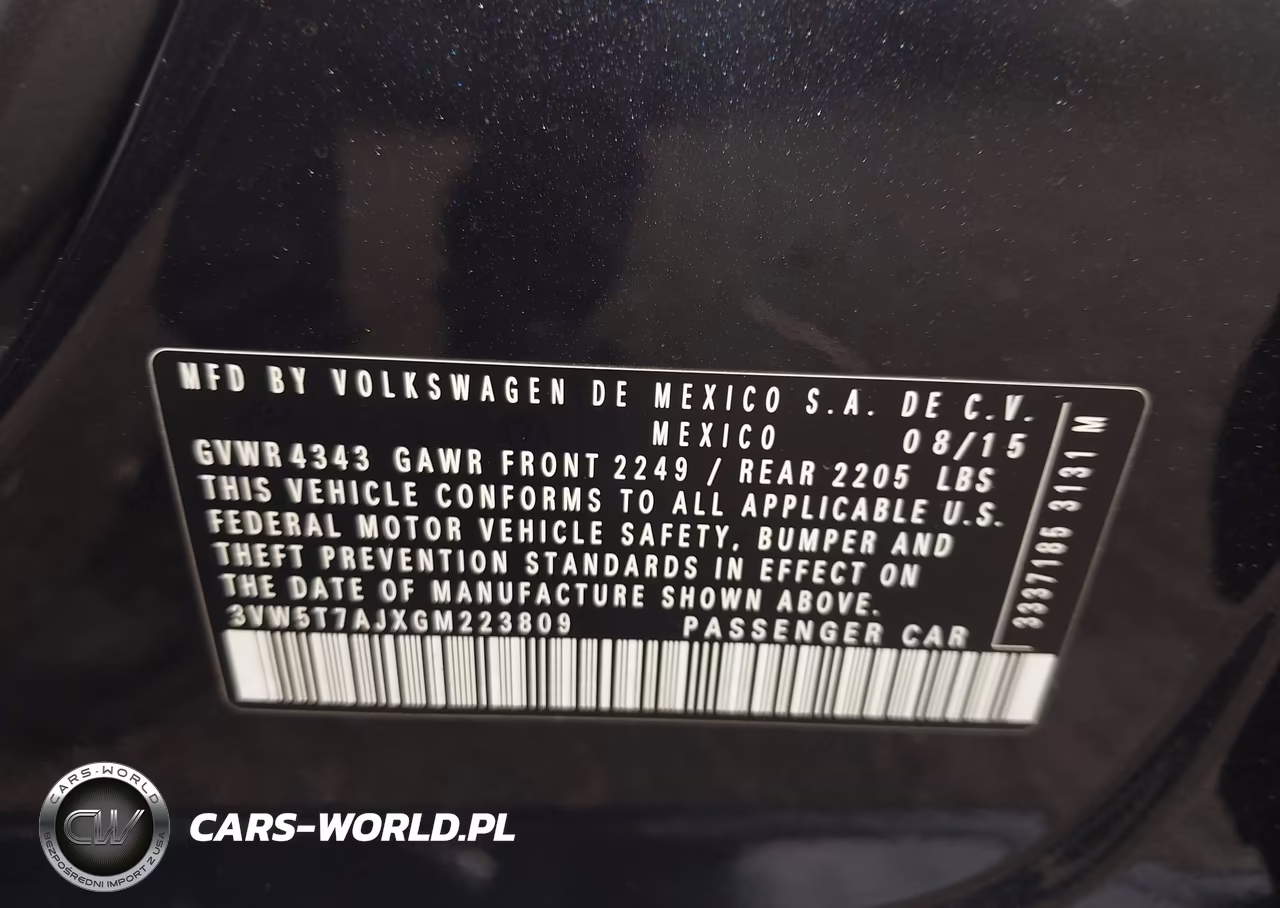 2016 Volkswagen Jetta 2.0T Gli Sel VIN:3VW5T7AJXGM223809 - 9