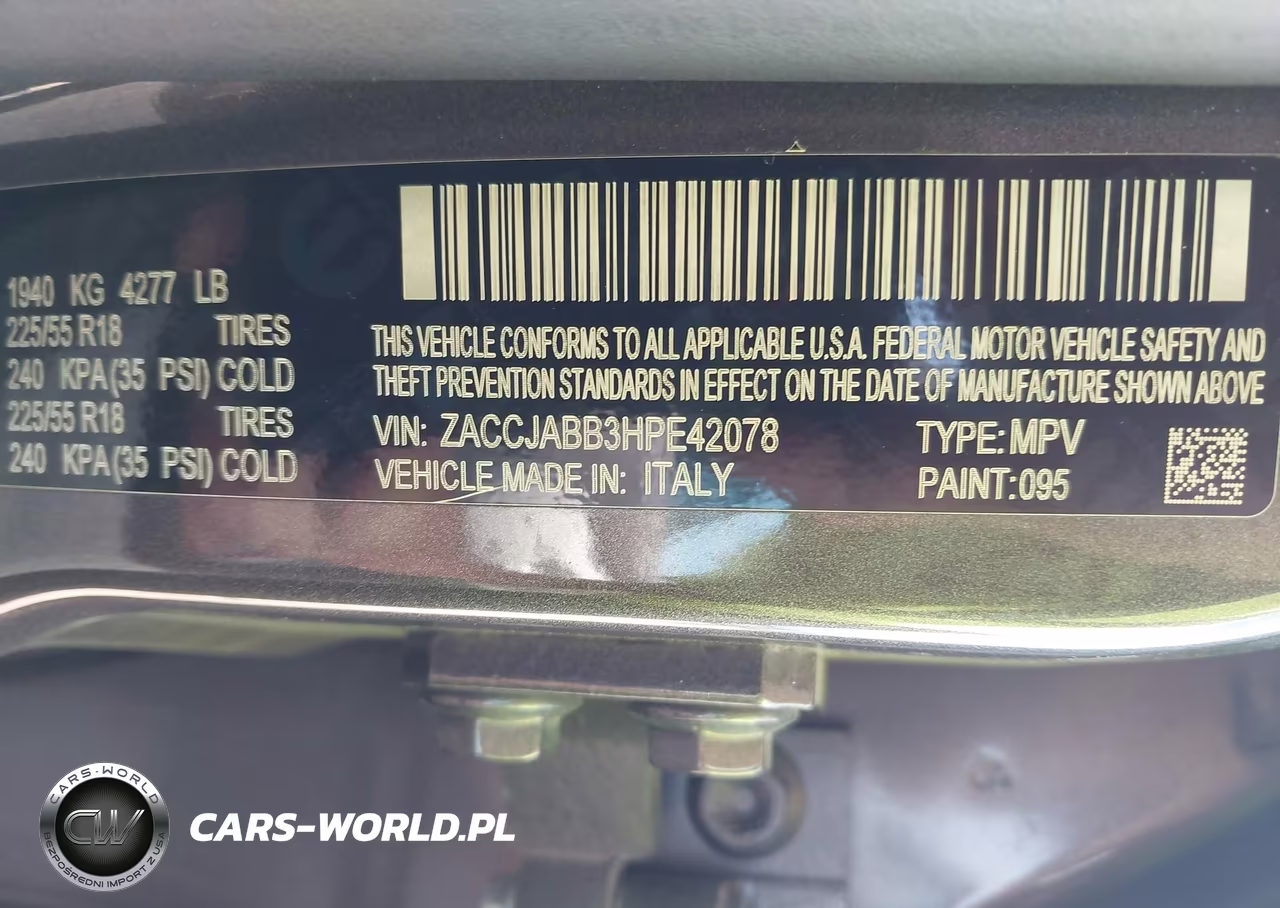 2017 Jeep Renegade Latitude VIN:ZACCJABB3HPE42078 - 9