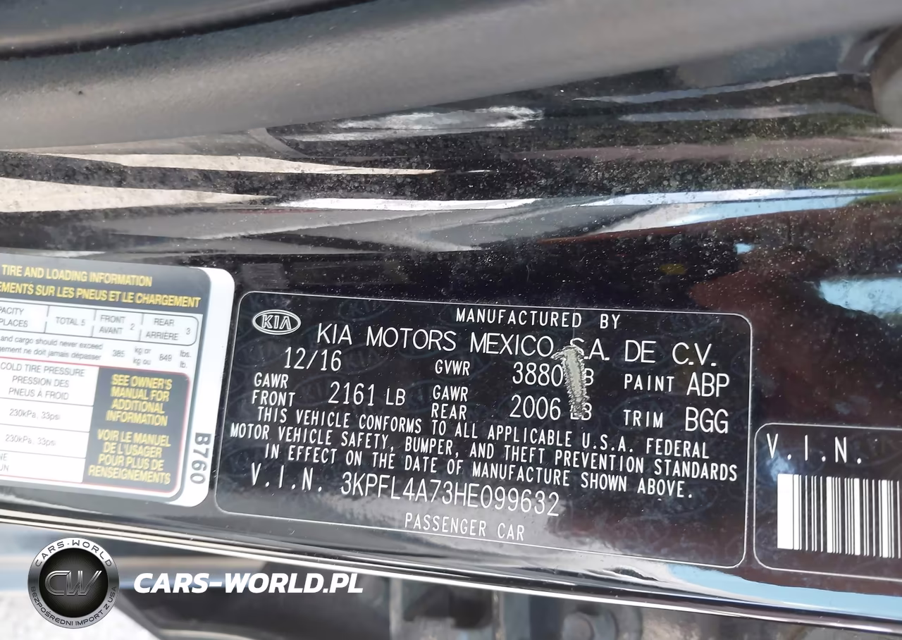 2017 Kia Forte Lx VIN:3KPFL4A73HE099632 - 9
