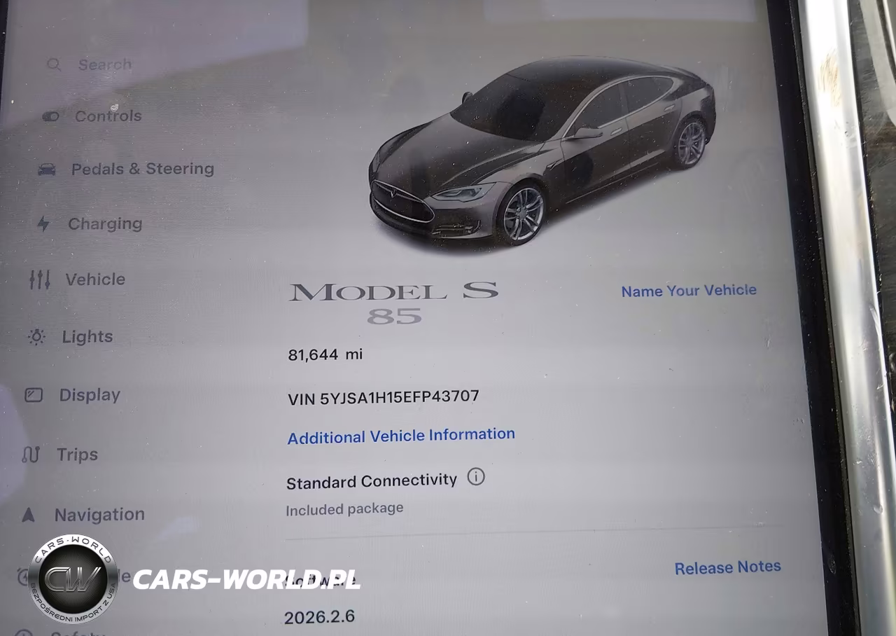 2014 Tesla Model S P85 VIN:5YJSA1H15EFP43707 - 7