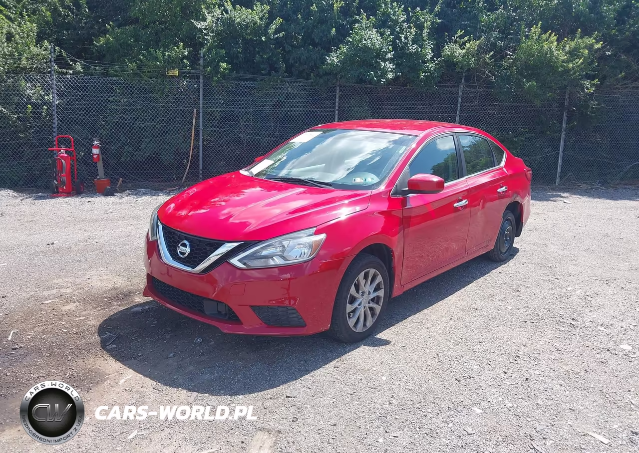 2018 Nissan Sentra Sv VIN:3N1AB7AP0JL617134 - 2