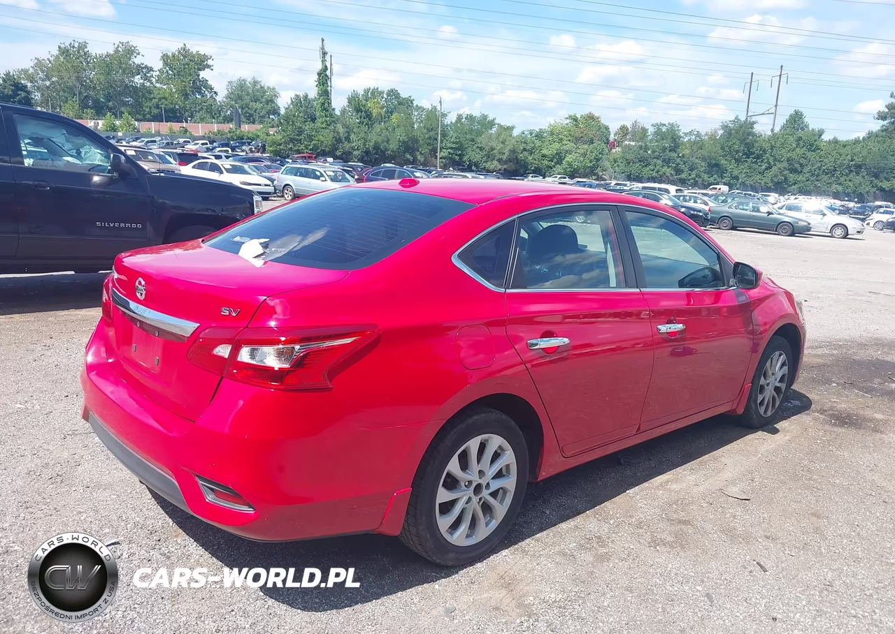 2018 Nissan Sentra Sv VIN:3N1AB7AP0JL617134 - 4