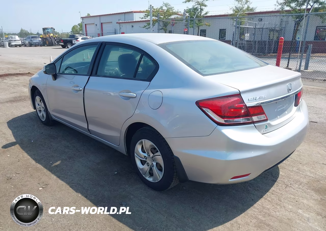 2013 Honda Civic Lx VIN:19XFB2F55DE094957 - 3