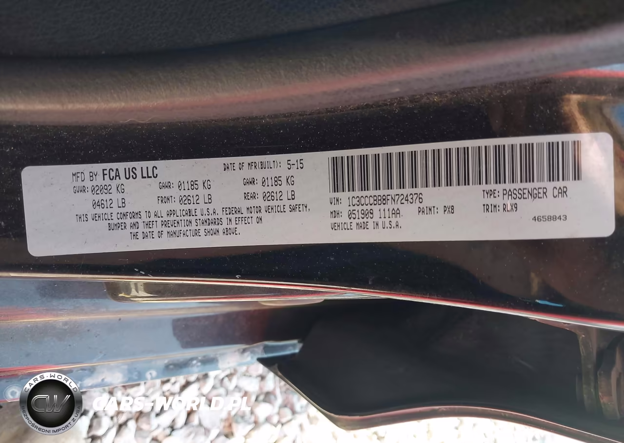 2015 Chrysler 200 S VIN:1C3CCCBB8FN724376 - 9