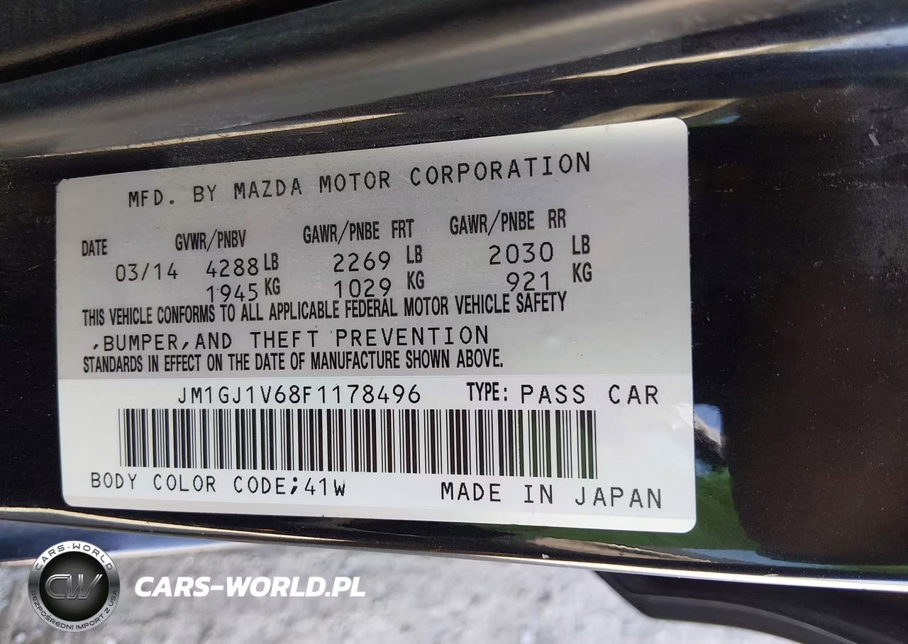 2015 Mazda Mazda6 I Touring VIN:JM1GJ1V68F1178496 - 9