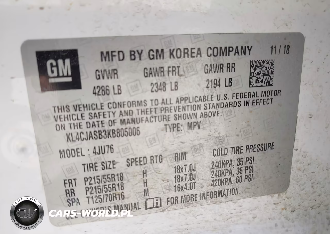 2019 Buick Encore Fwd Preferred VIN:KL4CJASB3KB805006 - 9