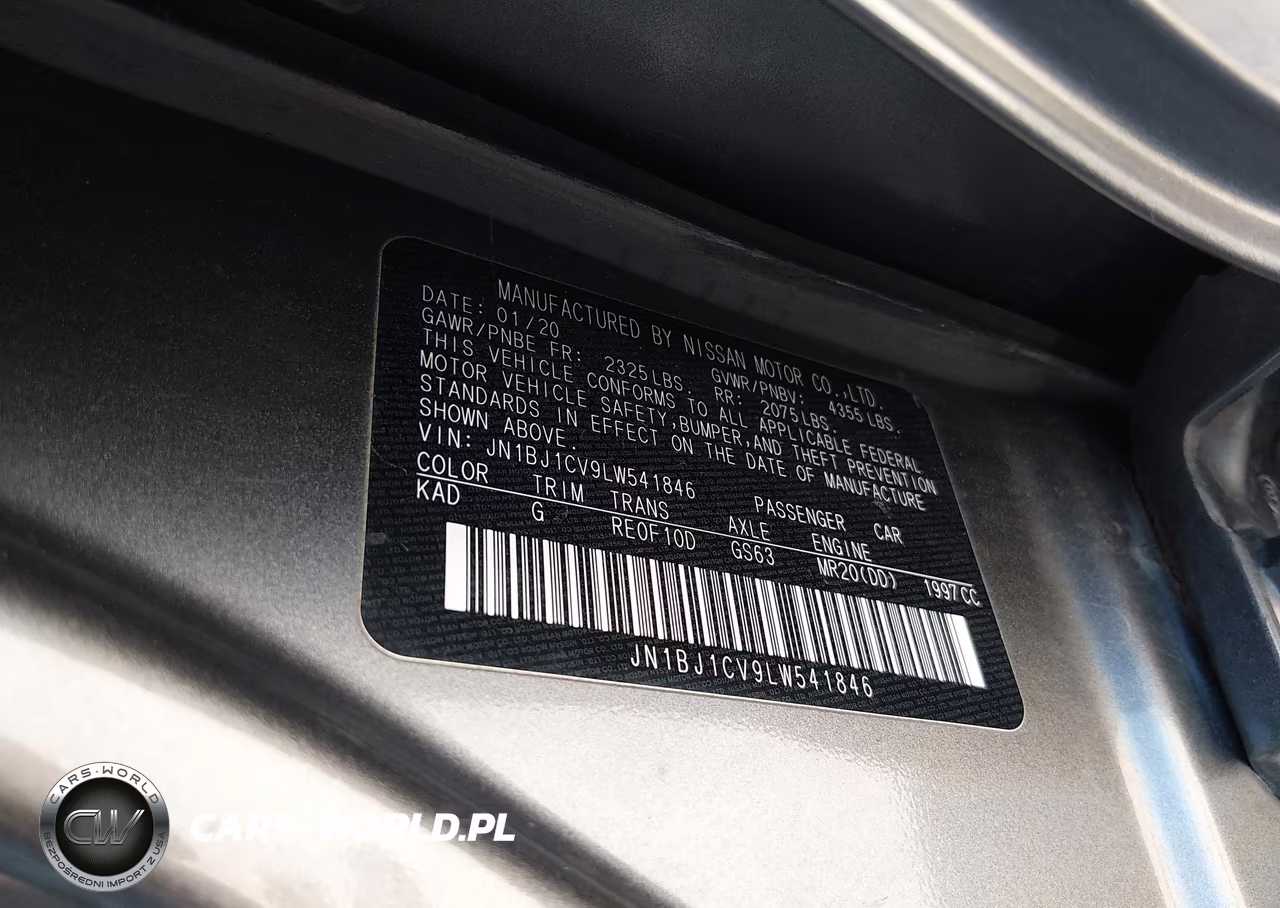 2020 Nissan Rogue Sport Sv Fwd Xtronic Cvt VIN:JN1BJ1CV9LW541846 - 9
