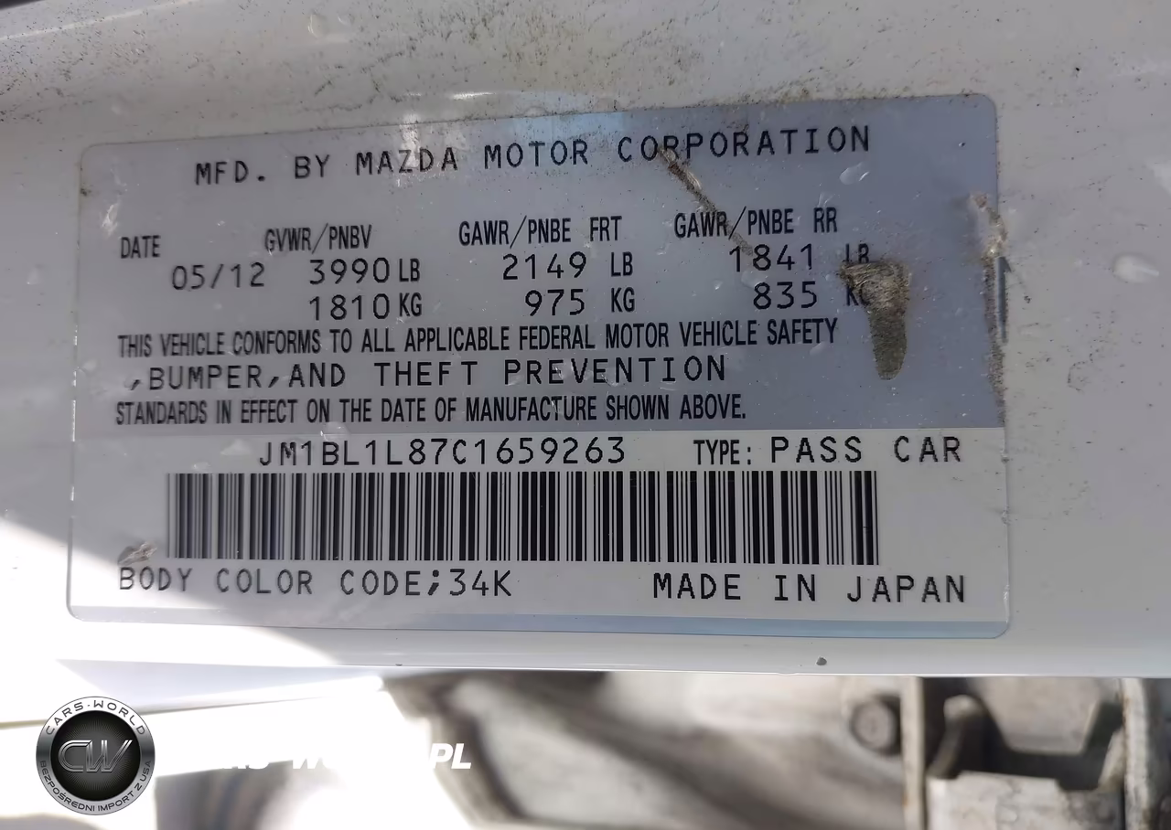 2012 Mazda Mazda3 I Touring VIN:JM1BL1L87C1659263 - 9