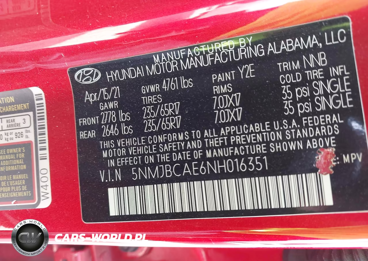 2022 Hyundai Tucson Sel VIN:5NMJBCAE6NH016351 - 9