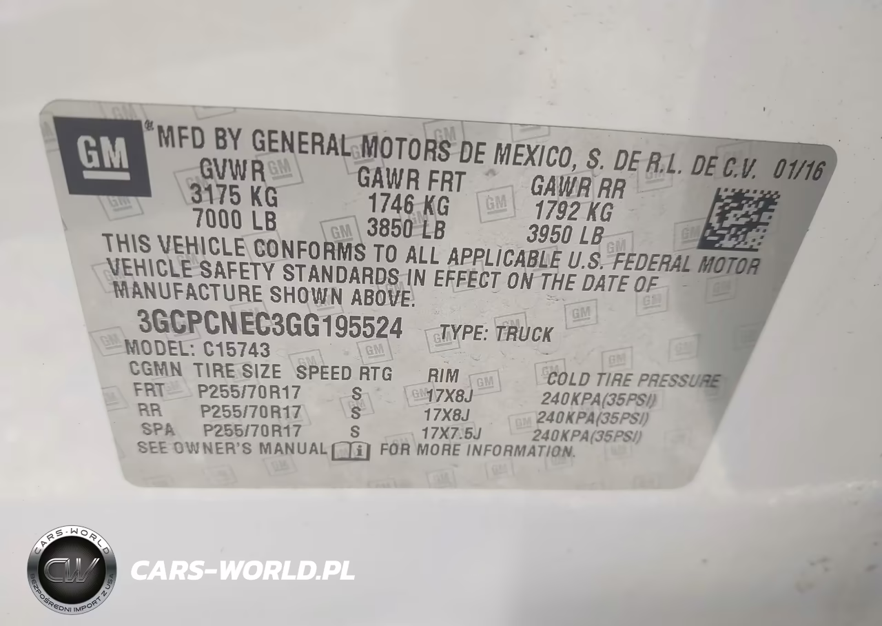 2016 Chevrolet Silverado 1500 Work Truck VIN:3GCPCNEC3GG195524 - 9