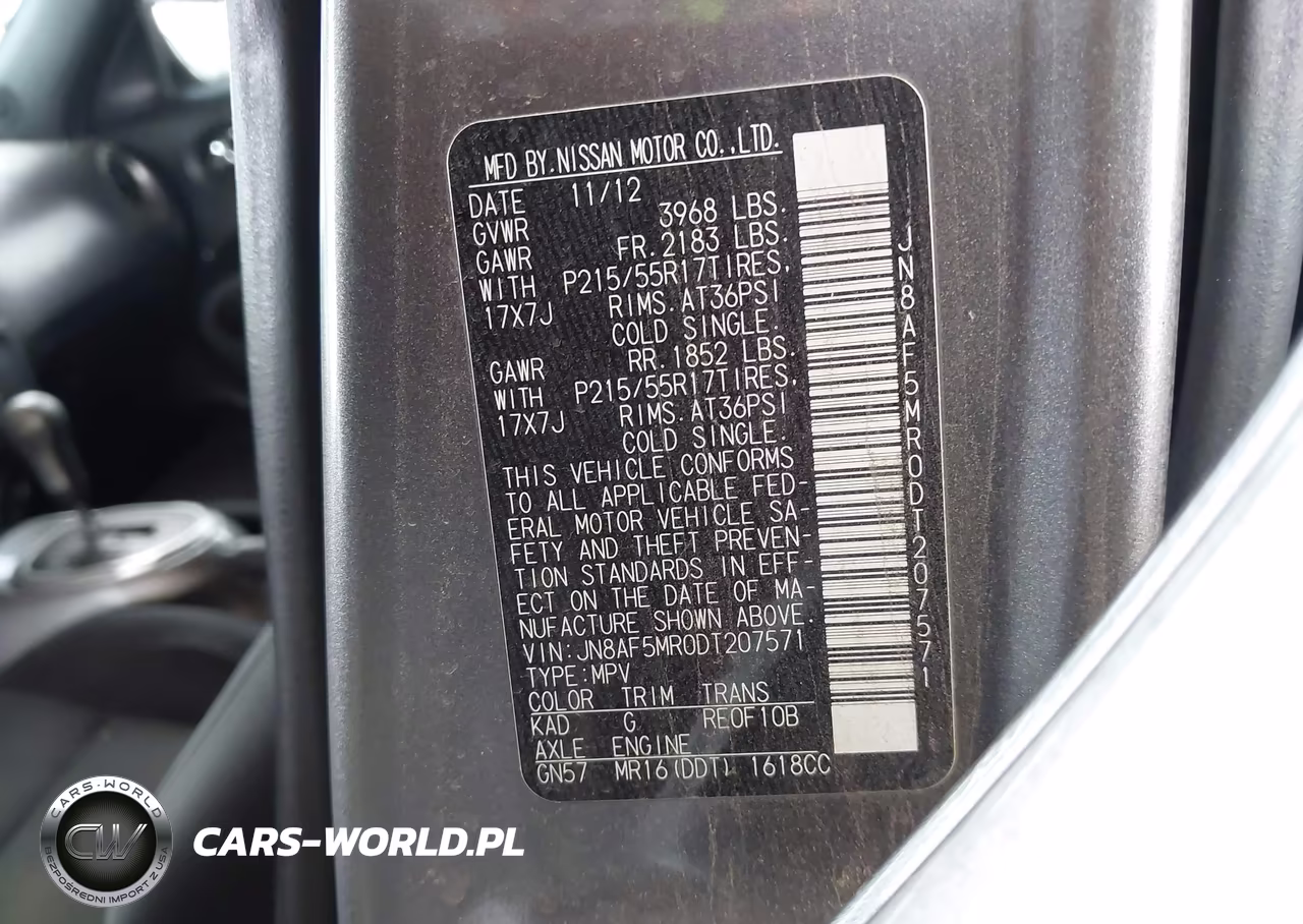 2013 Nissan Juke S VIN:JN8AF5MR0DT207571 - 9