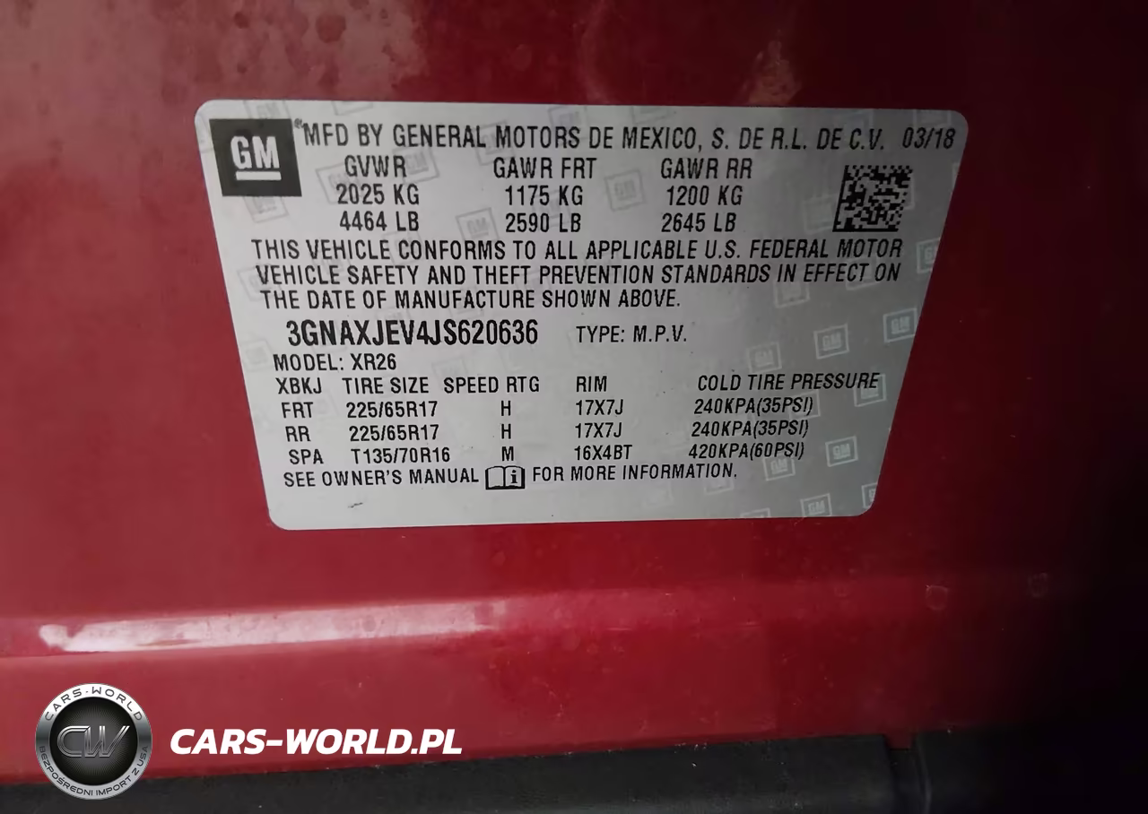 2018 Chevrolet Equinox Lt VIN:3GNAXJEV4JS620636 - 9