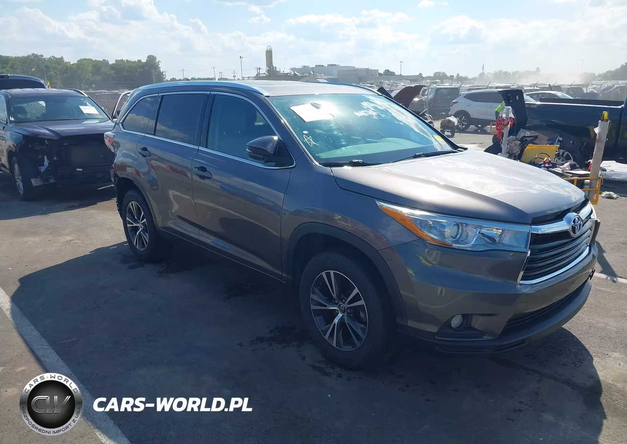 2016 Toyota Highlander Xle V6 VIN:5TDKKRFH2GS160151 - 1