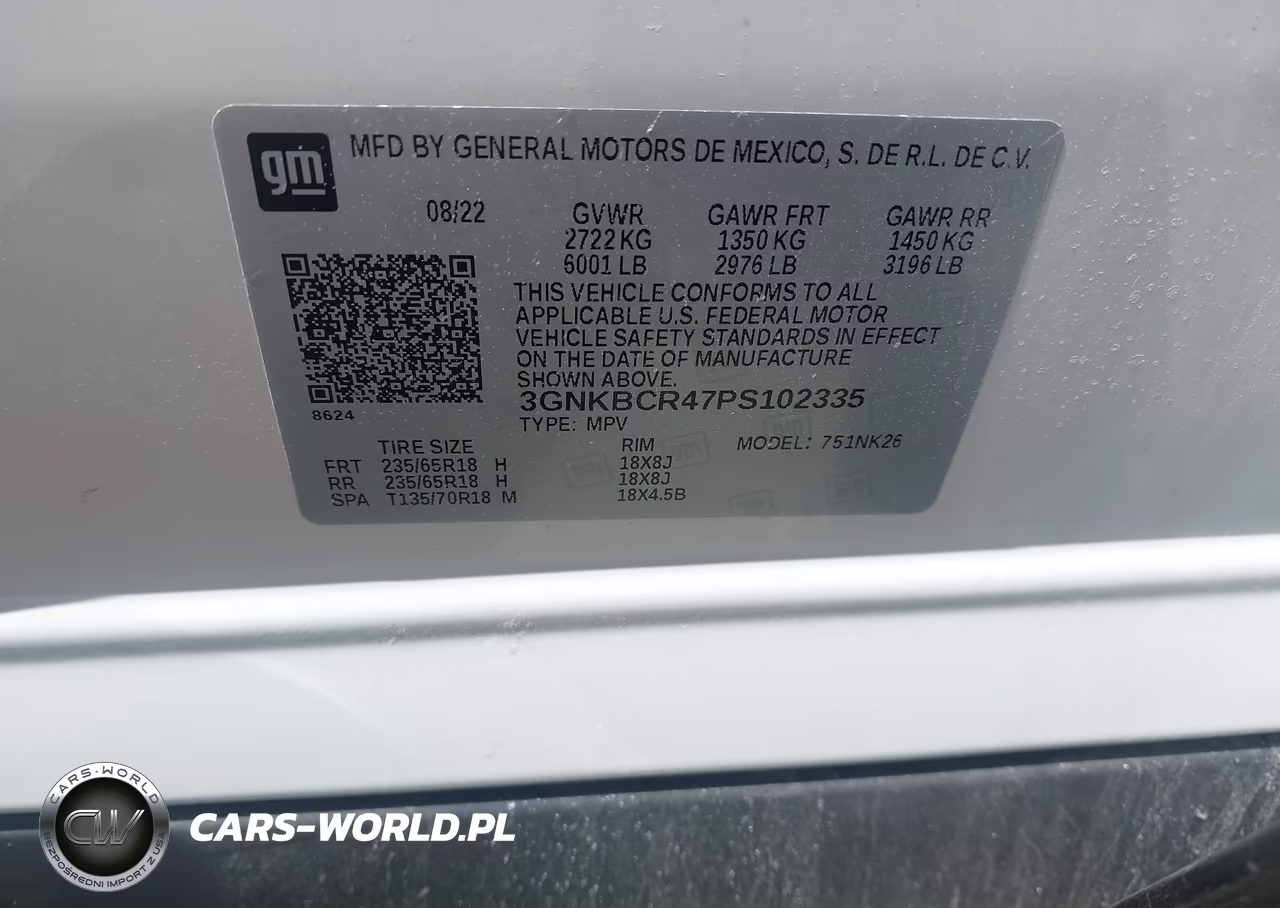 2023 Chevrolet Blazer Fwd 2Lt VIN:3GNKBCR47PS102335 - 9