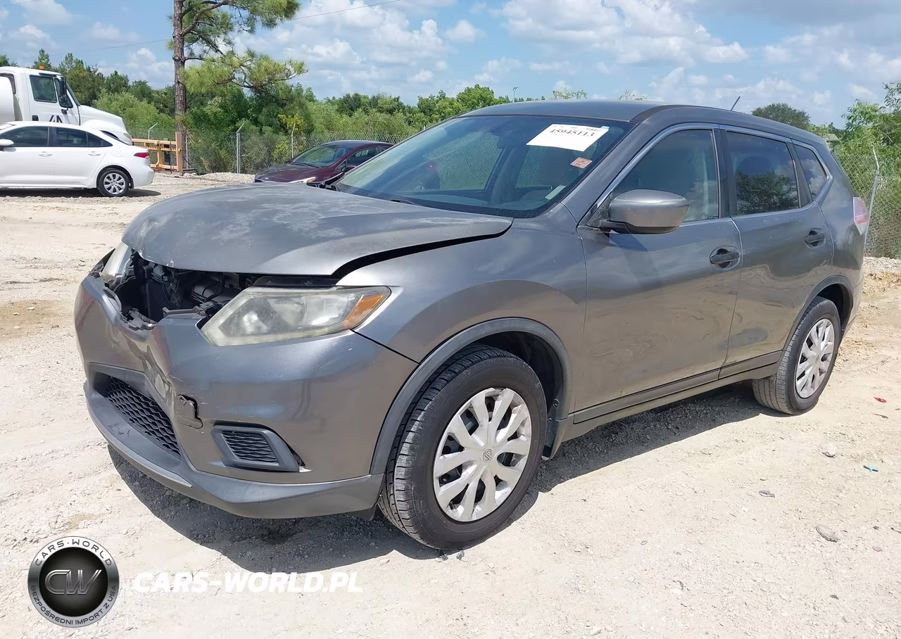 2016 Nissan Rogue S VIN:KNMAT2MT9GP601663 - 2