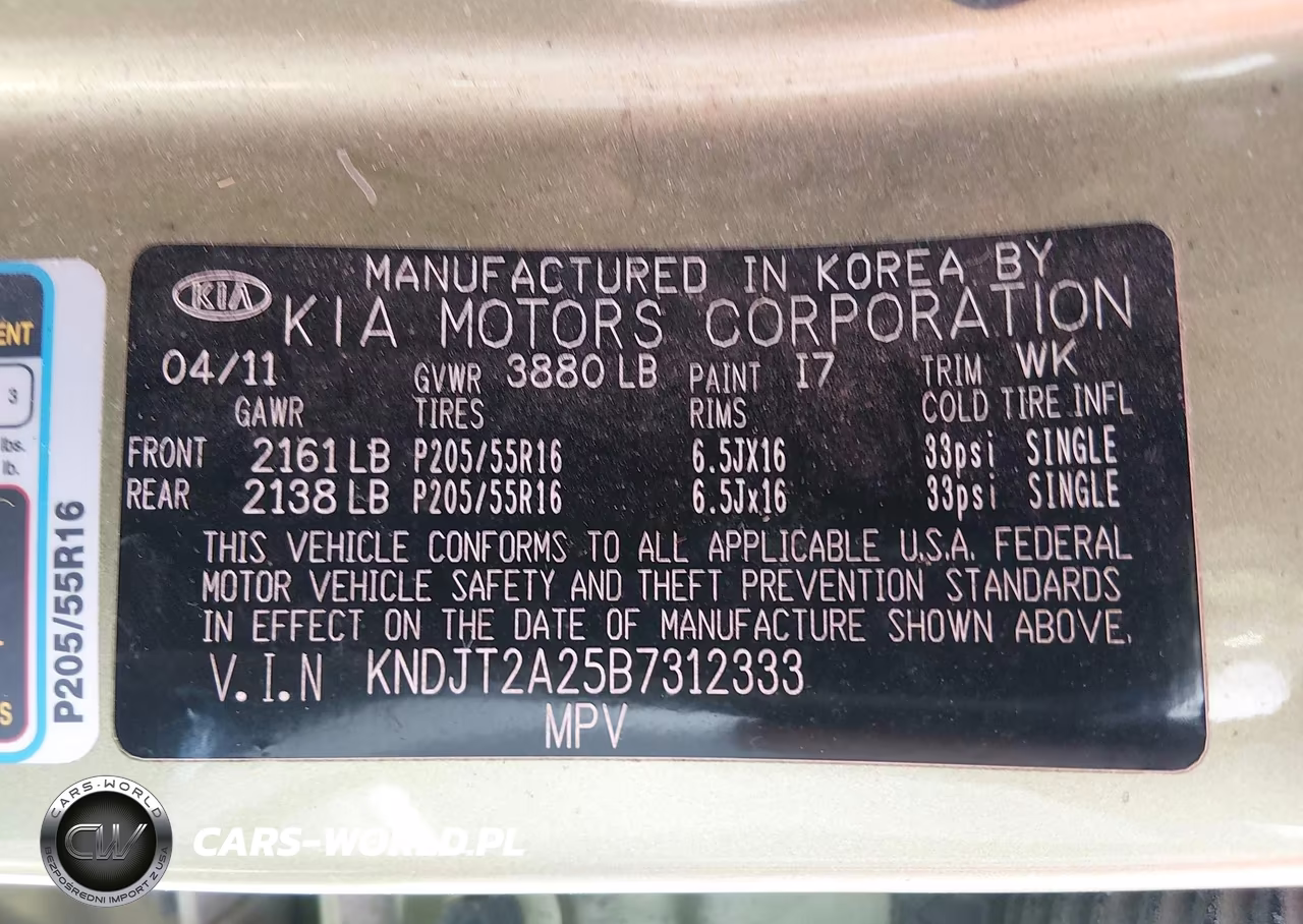 2011 Kia Soul +-!-Sport VIN:KNDJT2A25B7312333 - 9