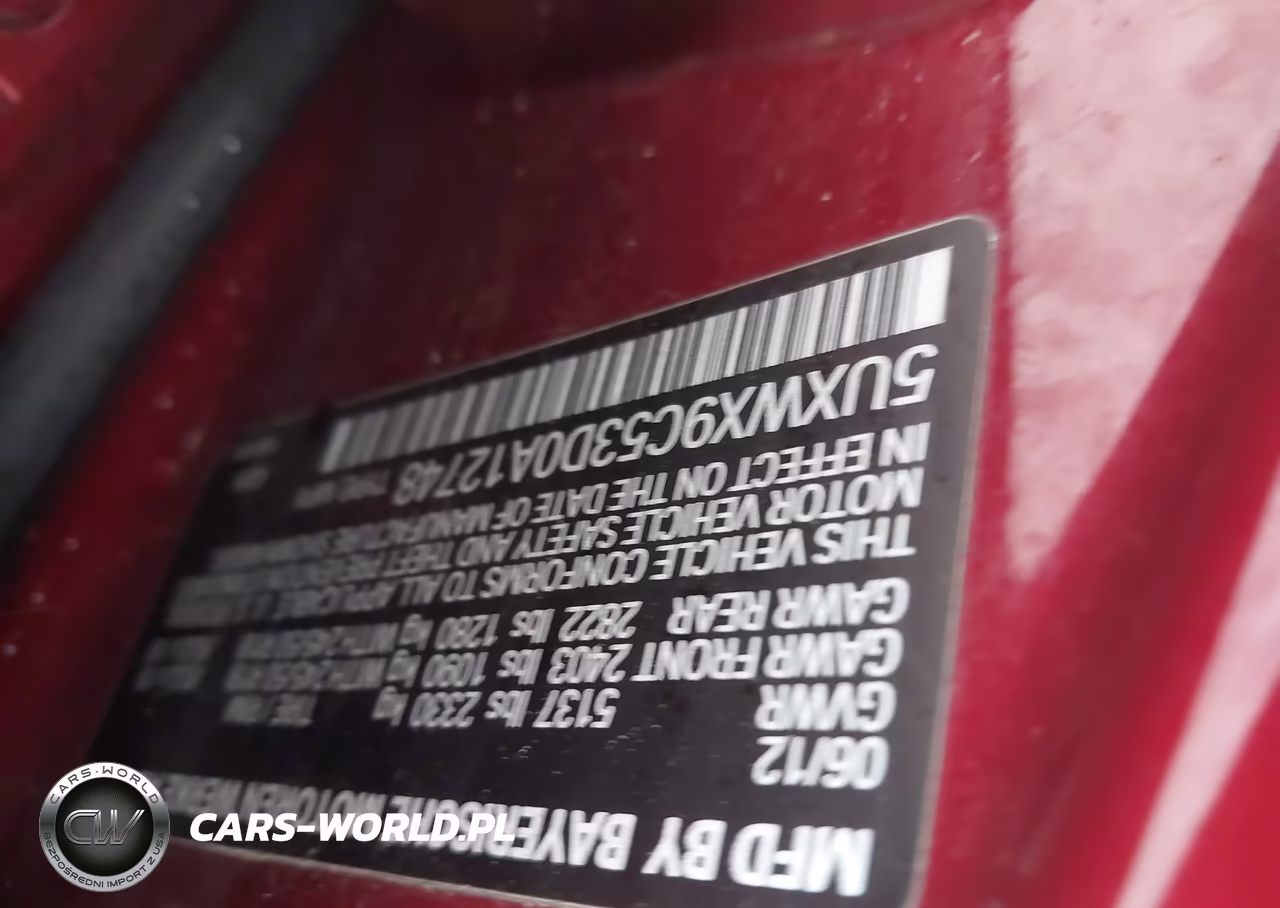 2013 BMW X3 xDrive28I VIN:5UXWX9C53D0A12748 - 9