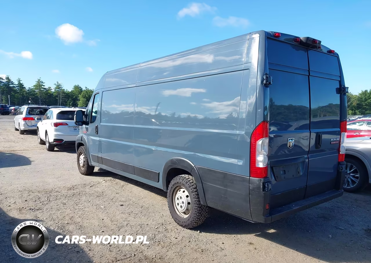 2019 Ram Promaster 3500 Cargo Van High Roof 159 Wb Ext VIN:3C6URVJG7KE554461 - 3
